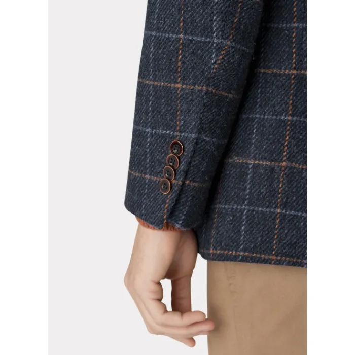 aird_harris_tweed_tailore_0.webp Brook Taverner Coats & Jackets*Aird Harris Tweed Tailored Jacket - Navy Check