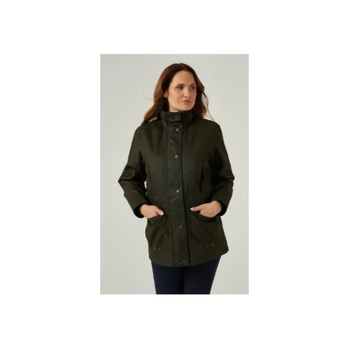 alan_paine_fernley_ladies_2.webp Women Alan Paine Ltd Coats & Jackets*Alan Paine Fernley Ladies Field Coat - Woodland