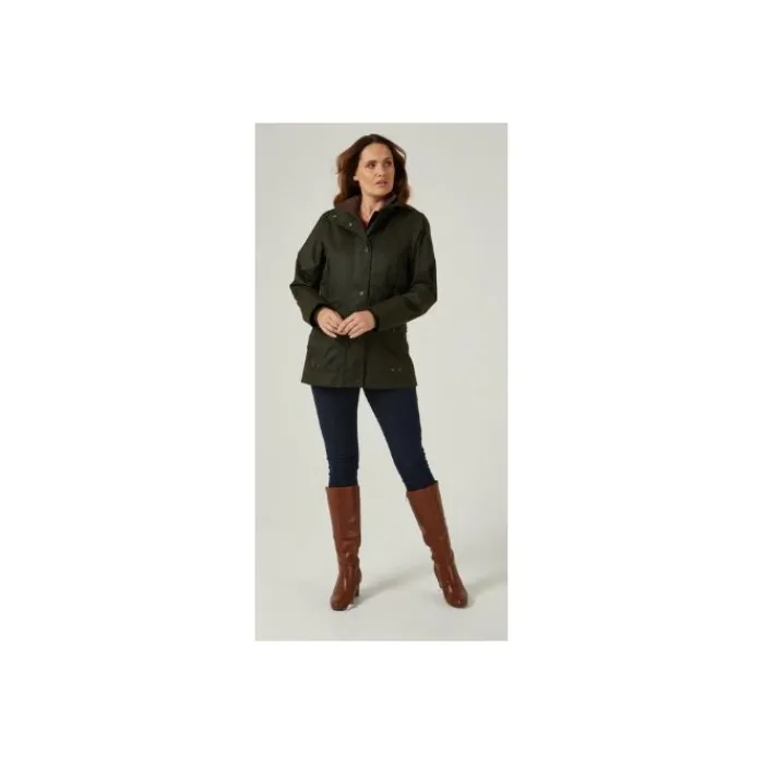 alan_paine_fernley_ladies_4.webp Women Alan Paine Ltd Coats & Jackets*Alan Paine Fernley Ladies Field Coat - Woodland