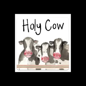 Alex Clark Art Ltd Kitchen And Dining | Tableware*Alex Clark Coaster - Holy Cow