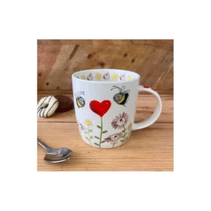 Alex Clark Art Ltd Kitchen And Dining | Mugs*Alex Clark Mug Bees + Heart