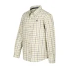 Hoggs Of Fife Ltd T-Shirts & Shirts*Ambassador Junior Shirt Ivory/Navy