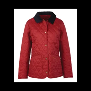 Women J Barbour + Son Ltd Coats & Jackets*Barbour Annandal Quilted Jacket - Dark Red