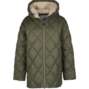 Women J Barbour + Son Ltd Coats & Jackets*Barbour Aster Quilt Coat Deep Olive