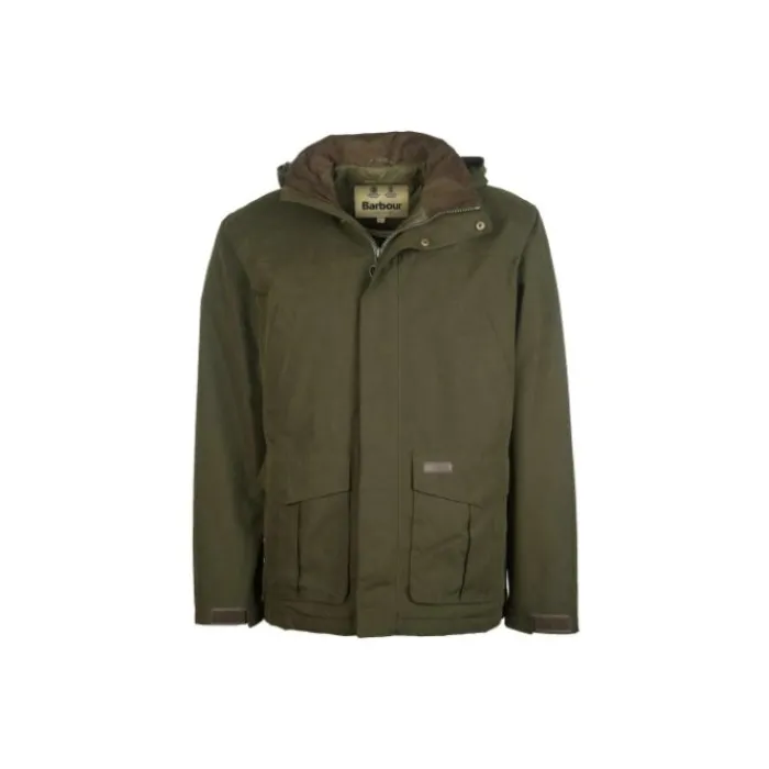 barbour_brockstone_jacket_2.webp J Barbour + Son Ltd Coats & Jackets*Barbour Brockstone Jacket - Dark Olive