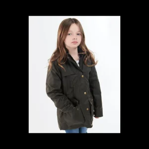 J Barbour + Son Ltd Coats & Jackets*Barbour Cassley Girls Wax Jacket - Olive