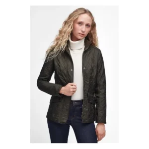 Women J Barbour + Son Ltd Coats & Jackets*Barbour Cavalry Polarquilt Jacket - Dark Olive