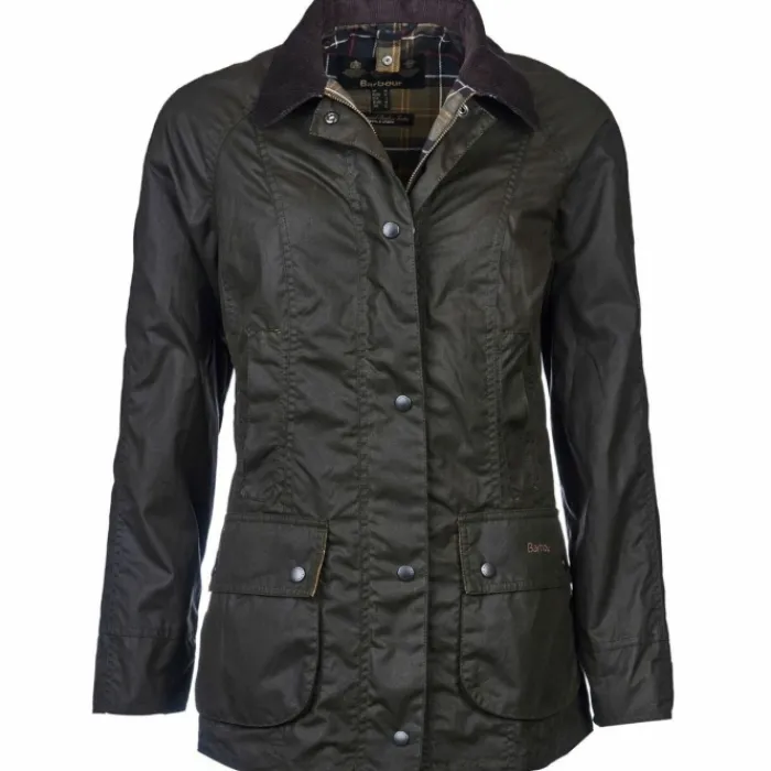 barbour_classic_beadnell__0.webp Women J Barbour + Son Ltd Coats & Jackets*Barbour Classic Beadnell Wax Jacket Olive