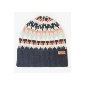 Women J Barbour + Son Ltd Hats, Gloves & Scarves*Barbour Craster Beanie Hat - Navy/Pink