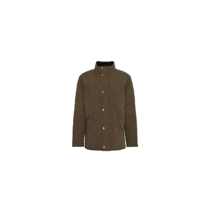 barbour_elter_quilted_jac_0.webp J Barbour + Son Ltd Coats & Jackets*Barbour Elter Quilted Jacket - Dark Olive
