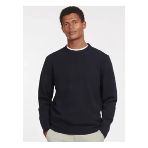 J Barbour + Son Ltd Jumpers & Cardigans*Barbour Essential Crew-Neck Jumper - Navy