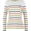 Women J Barbour + Son Ltd T-Shirts*Barbour Hawkins Top - Cloud Stripe