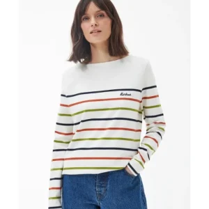 Women J Barbour + Son Ltd T-Shirts*Barbour Hawkins Top - Cloud Stripe