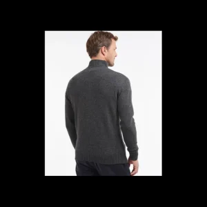J Barbour + Son Ltd Jumpers & Cardigans*Barbour Lambswool Essential Half Zip Jumper