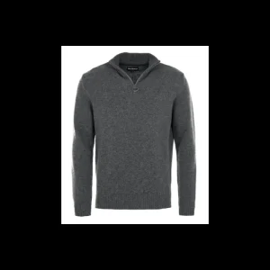 J Barbour + Son Ltd Jumpers & Cardigans*Barbour Lambswool Essential Half Zip Jumper