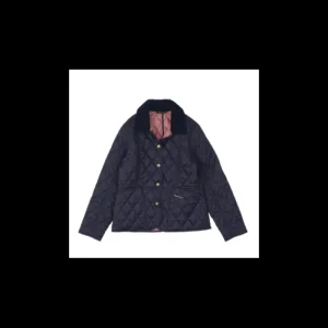 J Barbour + Son Ltd Coats & Jackets*Barbour Liddesdale Girls Quilted Jacket - Navy