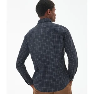J Barbour + Son Ltd Shirts*Barbour Lomond Tailored Fit Shirt - Black Slate