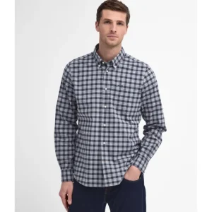 J Barbour + Son Ltd Shirts*Barbour Lomond Tailored Fit Shirt - Blue Granite