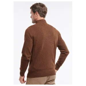 J Barbour + Son Ltd Jumpers & Cardigans*Barbour Nelson Essential Half Zip Jumper - Dark Sand