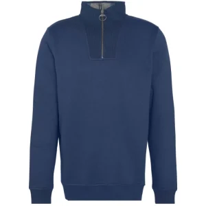 J Barbour + Son Ltd Jumpers & Cardigans*Barbour Nelson Half Zip Sweatshirt - Navy