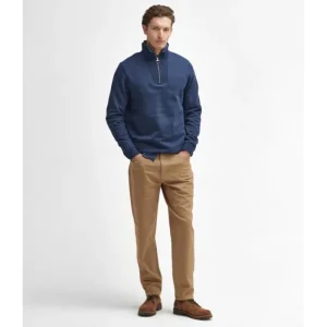J Barbour + Son Ltd Jumpers & Cardigans*Barbour Nelson Half Zip Sweatshirt - Navy