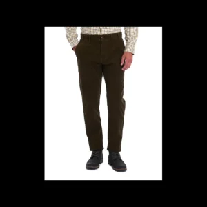 J Barbour + Son Ltd Trousers*Barbour Neuston Stretch Cord Trousers - Dark Olive