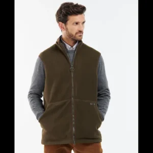J Barbour + Son Ltd Gilets*Barbour Oakmoor Fleece Gilet - Olive