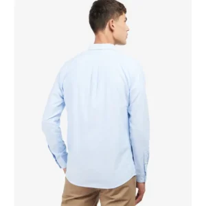 J Barbour + Son Ltd Shirts*Barbour Oxtown Tailored Fit Shirt - Sky