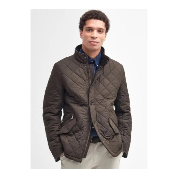 barbour_powell_quilted_ja_2.webp J Barbour + Son Ltd Coats & Jackets*Barbour Powell Quilted Jacket - Olive