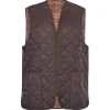 J Barbour + Son Ltd Gilets*Barbour Quilted Waisted Zip-In Liner Rustic