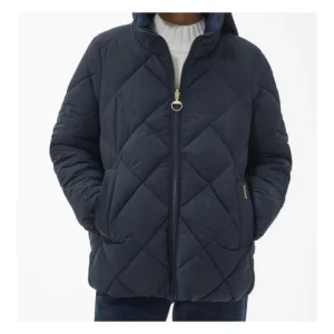 Women J Barbour + Son Ltd Coats & Jackets*Barbour Reversible Hudswell Quilt Black/Tartan