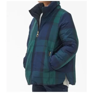 Women J Barbour + Son Ltd Coats & Jackets*Barbour Reversible Hudswell Quilt Black/Tartan