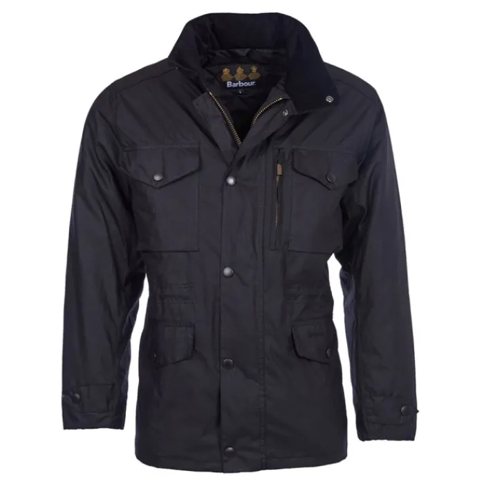 barbour_sapper_wax_jacket_0.webp J Barbour + Son Ltd Coats & Jackets*Barbour Sapper Wax Jacket Black
