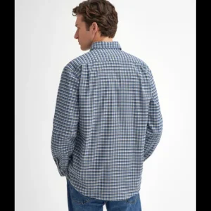 J Barbour + Son Ltd Shirts*Barbour Tanlaw Tailored Fit Check Shirt - Blue