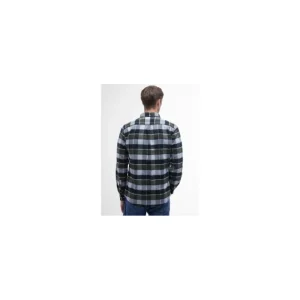 J Barbour + Son Ltd Shirts*Barbour Valley Tailored Fit Checked Shirt - Olive