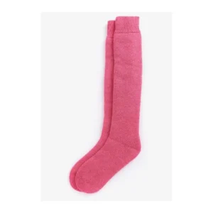 Women J Barbour + Son Ltd Socks*Barbour Wellington Knee Socks - Pink Dahlia