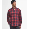 J Barbour + Son Ltd Shirts*Barbour Wetheram Tailored Fit Shirt - Red