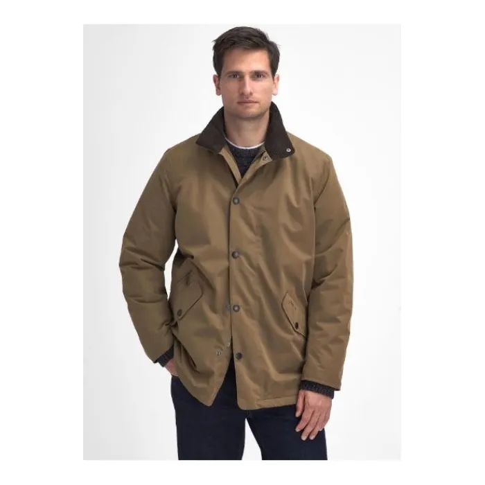 barbour_winter_spoonbill__2.webp J Barbour + Son Ltd Coats & Jackets*Barbour Winter Spoonbill Waterproof Jacket - Clay