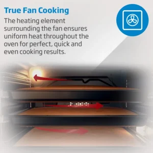 Beko Built In Ovens*CDFY22309X 60cm Built In High Specification RecycledNet Double Oven - Stainless Steel
