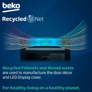 Beko Built In Ovens*CDFY22309X 60cm Built In High Specification RecycledNet Double Oven - Stainless Steel
