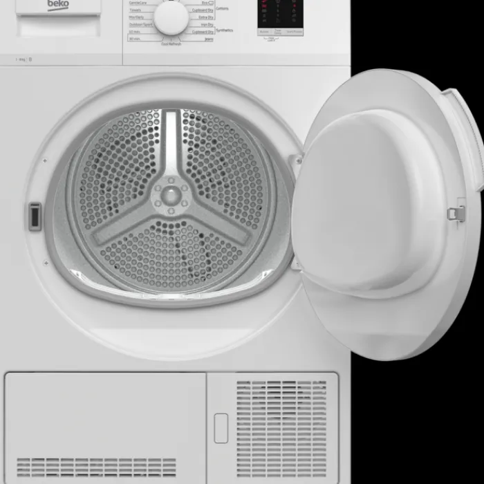 beko_dtlcew_kg_condenser__1.webp Beko Tumble Dryers/Freestanding Tumble Dryers*DTLCE80041W 8kg Condenser Tumble Dryer - White