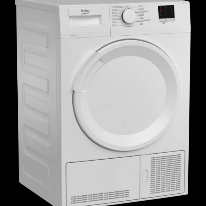 beko_dtlcew_kg_condenser__2.webp Beko Tumble Dryers/Freestanding Tumble Dryers*DTLCE80041W 8kg Condenser Tumble Dryer - White