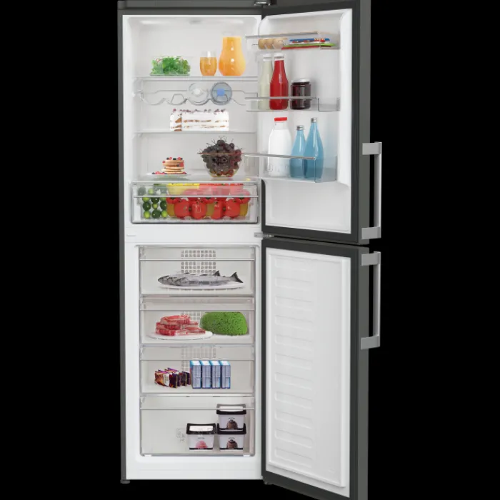 blomberg_kgmg_cm__fridge__1.webp Blomberg Fridge Freezers/Freestanding Fridge Freezers*KGM4663G 59.5cm 50/50 Fridge Freezer - Graphite - Frost Free