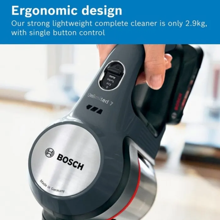 bosch_bcsgb_unlimited__co_3.webp Bosch Vacuum Cleaners*BCS711GB Unlimited 7 Cordless Vacuum Cleaner - 40 Minutes Run Time - Dark Granite
