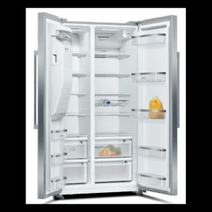 Bosch American Style*KAD93AIERG American Style Full No Frost Fridge Freezer - Anti Fingerprint Stainless Steel