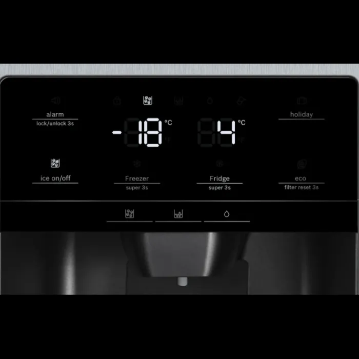 bosch_kadaierg_american_s_2.webp Bosch American Style*KAD93AIERG American Style Full No Frost Fridge Freezer - Anti Fingerprint Stainless Steel