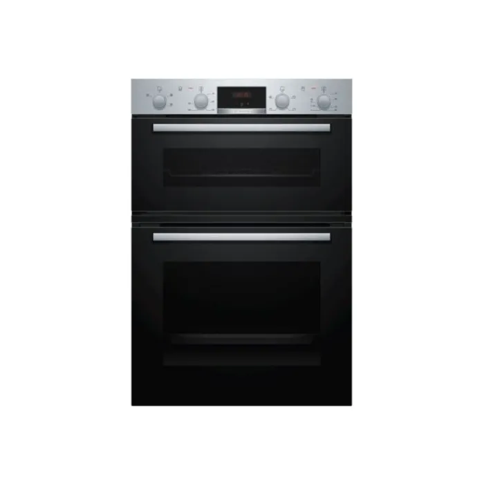 bosch_mhabrb_built_in_ele_1.webp Bosch Built In Ovens*MHA133BR0B Built In Electric Double Oven with 3D Hot Air - Stainless Steel