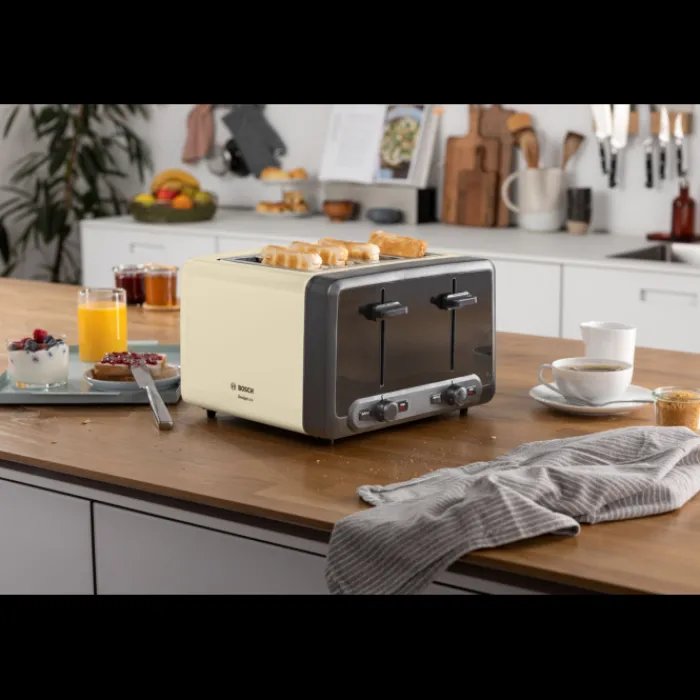 bosch_tatpgb__slot_toaste_0.webp Bosch Toasters*TAT4P447GB 4 Slot Toaster - Cream