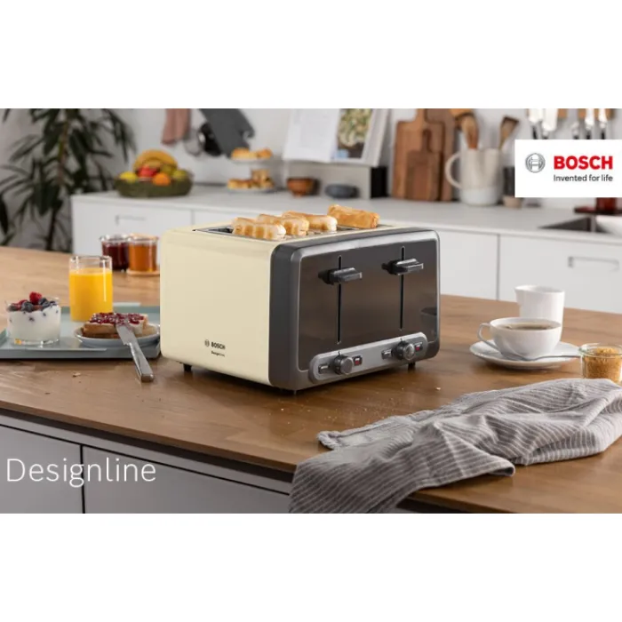 bosch_tatpgb__slot_toaste_3.webp Bosch Toasters*TAT4P447GB 4 Slot Toaster - Cream