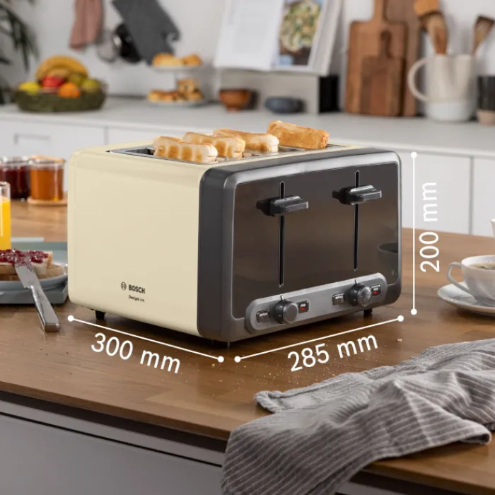 bosch_tatpgb__slot_toaste_8.webp Bosch Toasters*TAT4P447GB 4 Slot Toaster - Cream